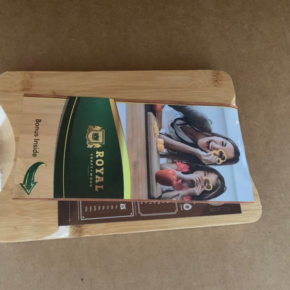 Bamboo Cutting Board | Kitchen Chopping Board | Heavy Duty Serving Tray (9"x 6") - Picture 3 of 7